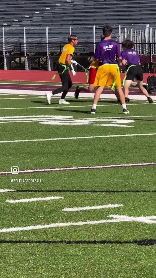 BFL flag football game day at Turner Park